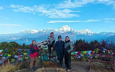 Annapurna range from Poon Hill